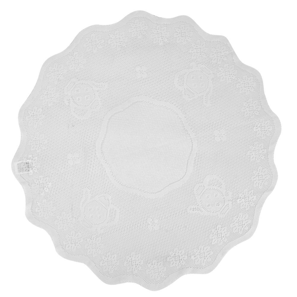 Toalha Centro de Mesa de Renda Redonda 75Cm Clássica Havan Casa - Branco