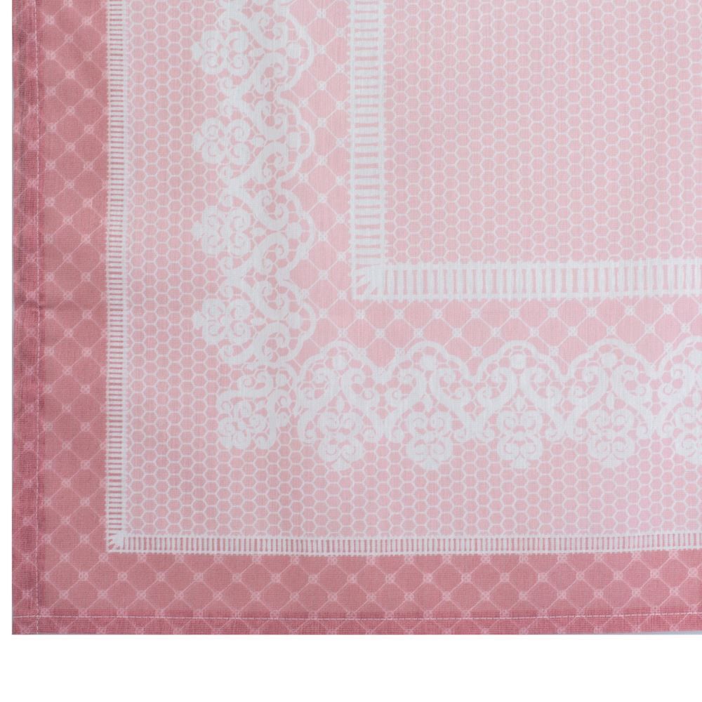 Toalha Centro De Mesa Lepper - Rendada Rosa