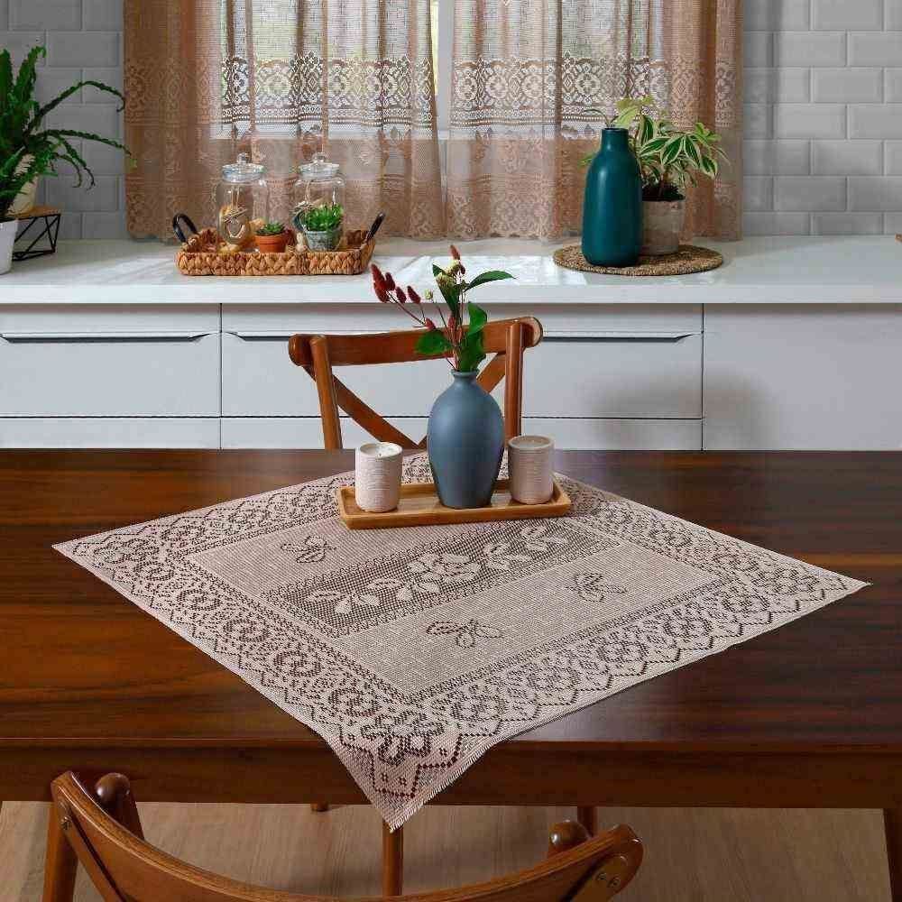 Toalha Centro De Mesa Valência Havan Casa - Marrom Claro