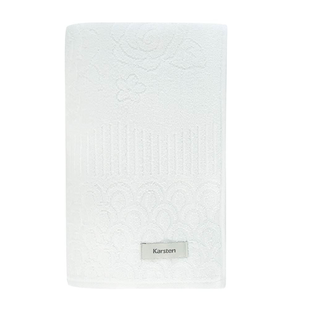 Toalha De Banho 100% Algodão Georgia Karsten - Branco