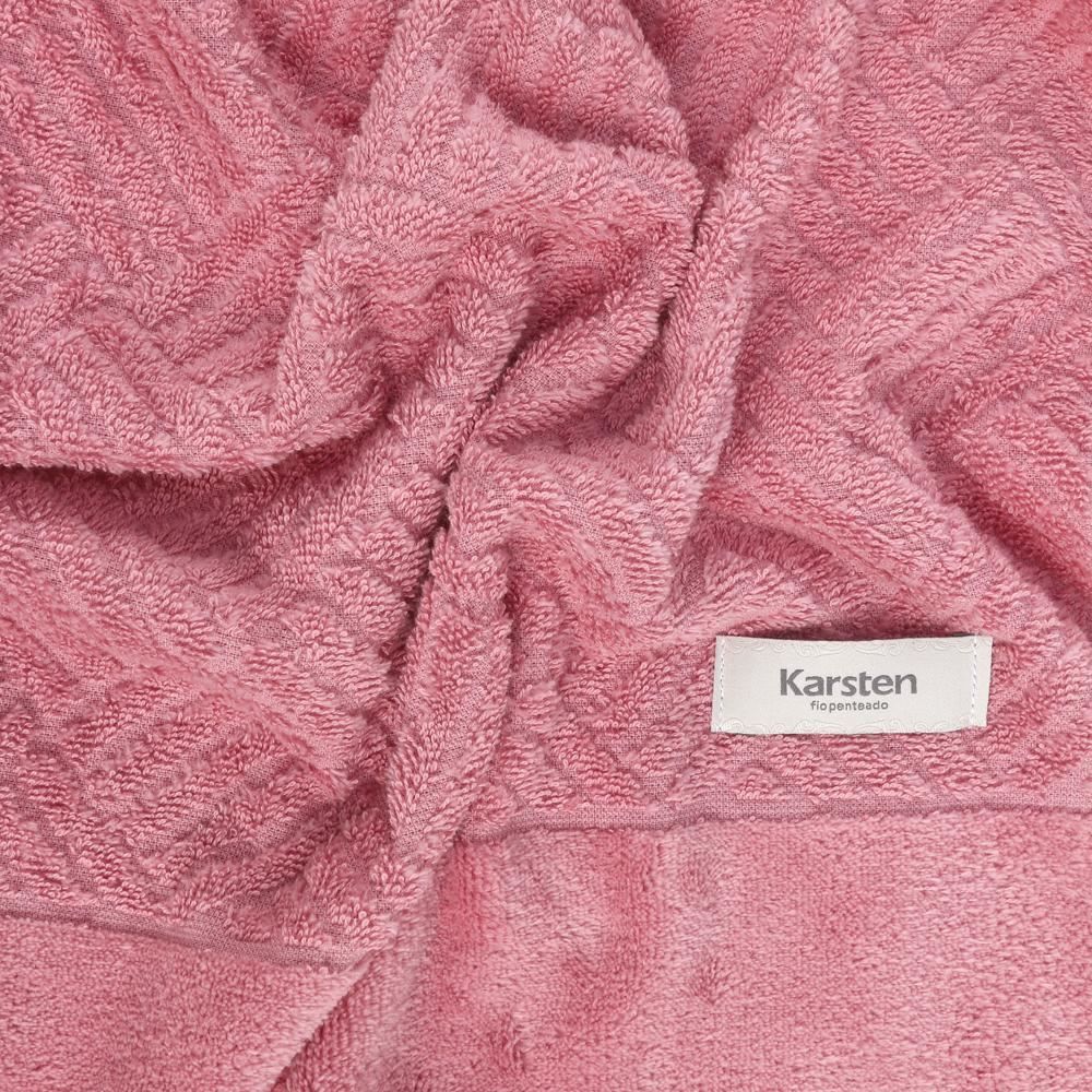 Toalha Banho 100% Algodão Arizona Karsten 1 Pç - Rosa Euforia 