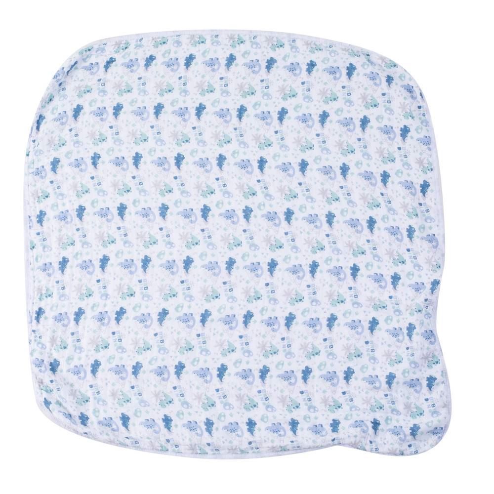 Toalha De Banho Bebê Soft Havan Baby - Dino Azul