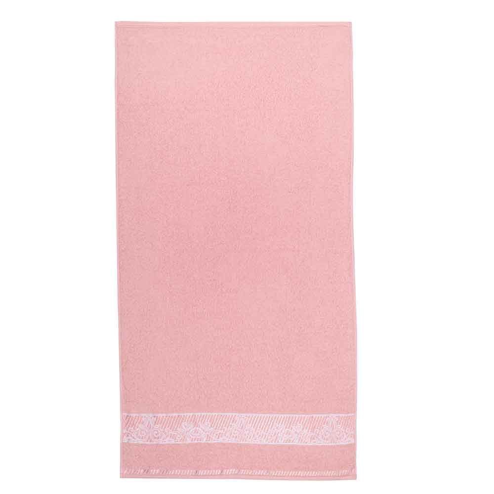 Toalha De Banho Botanic - Rosa Velho