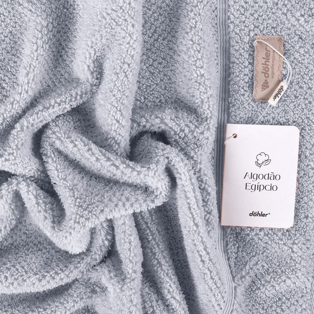 Toalha de Banho Fio Egípcio Döhler - Cinza Médio