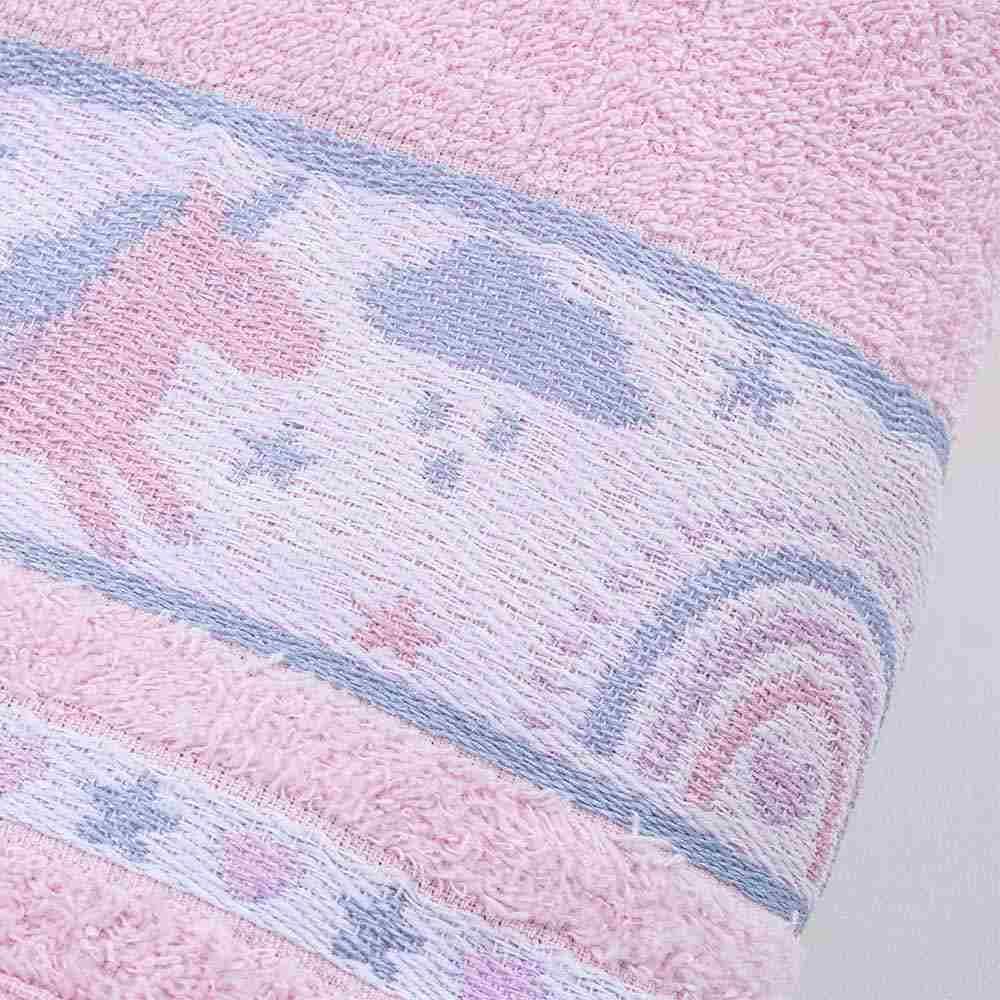 Toalha de Banho Infantil Kids - Unicórnio Rosa