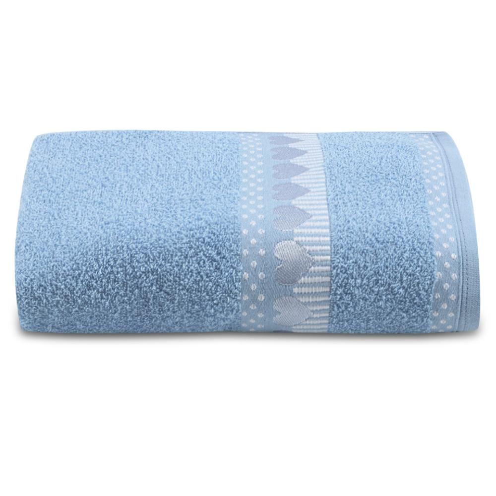 Toalha De Banho Jolie 100% Algodão Havan Casa - Azul Claro