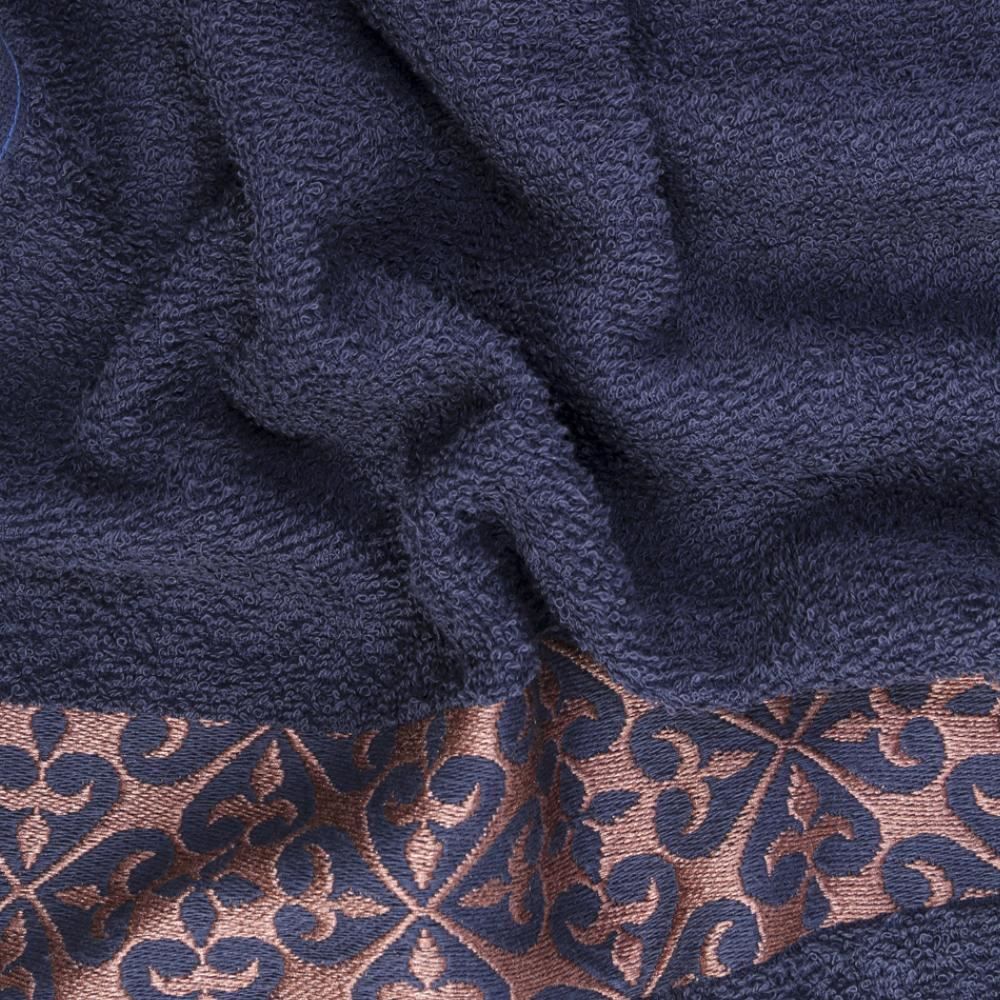 Toalha De Banho 100% Algodão Malbec Havan Casa - Azul Escuro