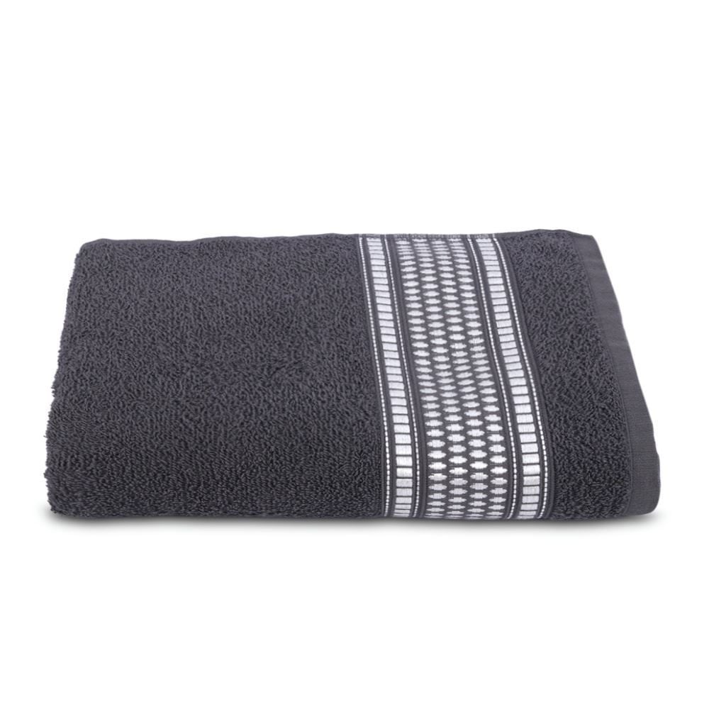 Toalha de Banho 100% Algodão Nara Havan - Grafite