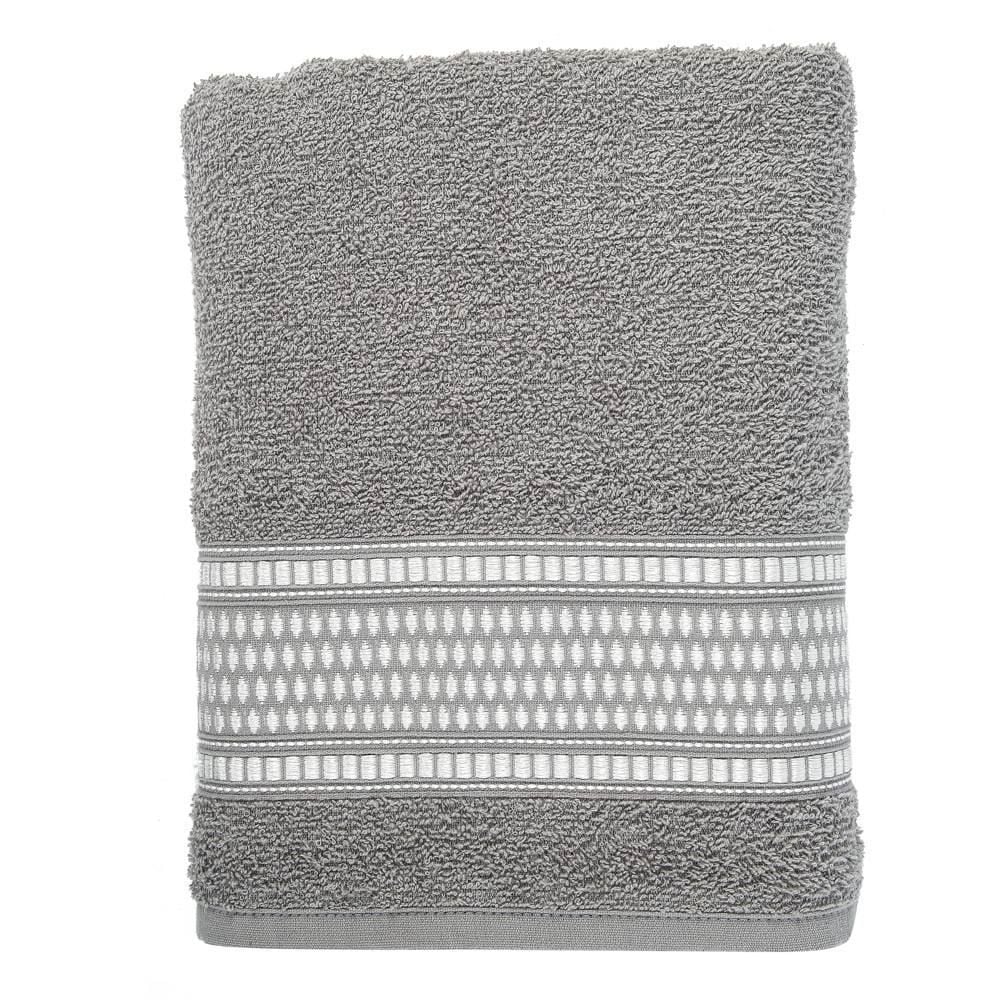 Toalha De Banho 100% Algodão Nara Havan - Cinza