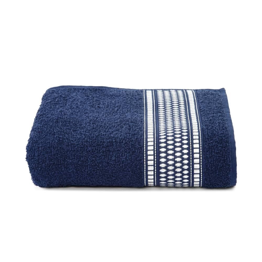 Toalha De Banho 100% Algodão Nara Havan - Azul 