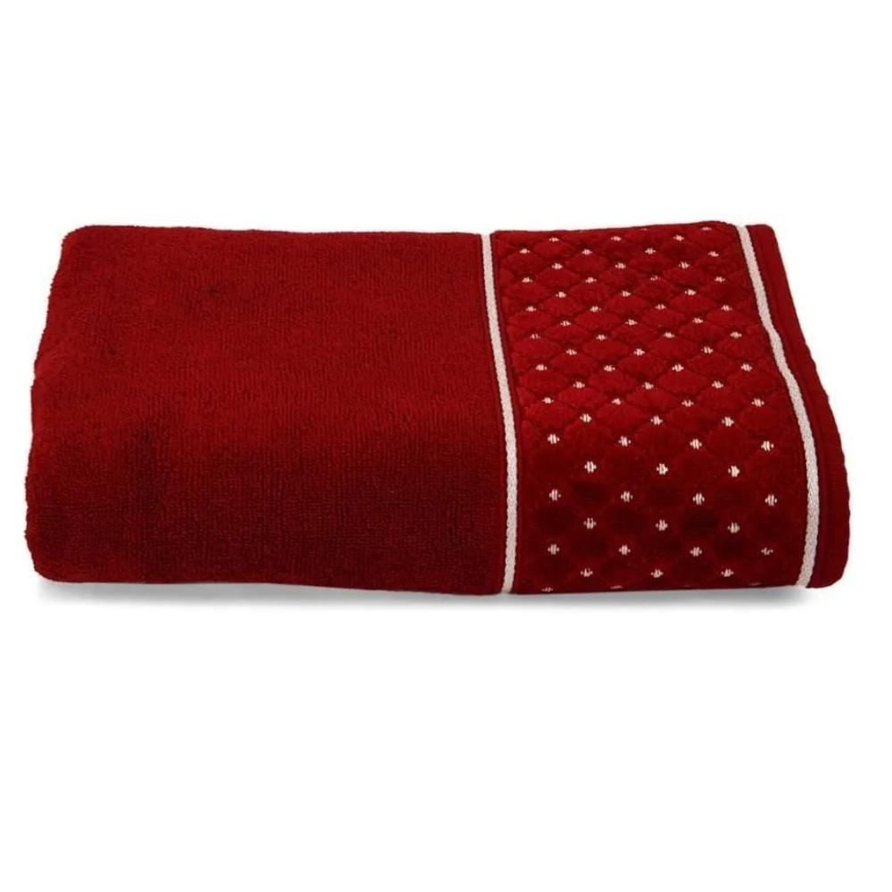 Toalha De Banho 68X135 Cm Safira Havan Casa - Bordô