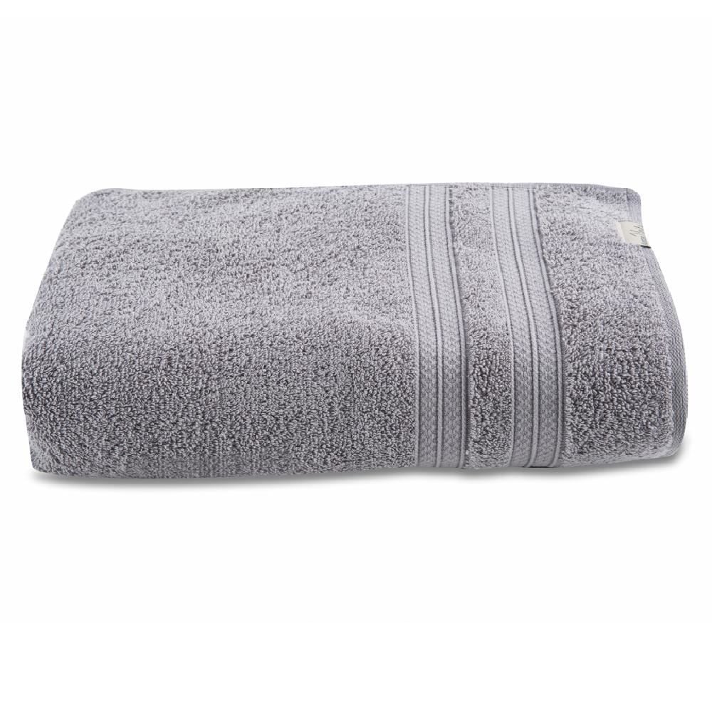 Toalha De Banho 100% Algodão Unika Karsten 1 Pç - Cinza Urbano