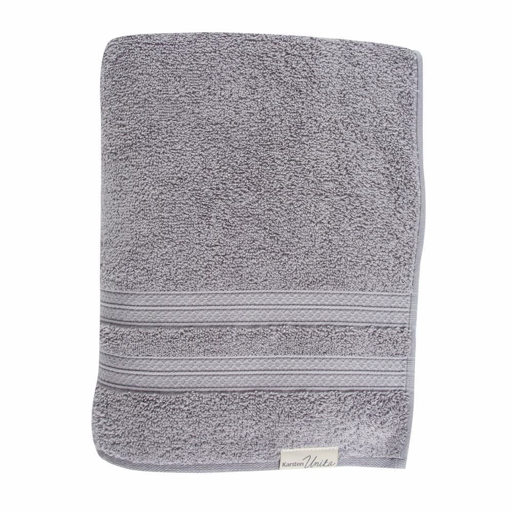 Toalha De Banho 100% Algodão Unika Karsten 1 Pç - Cinza Urbano