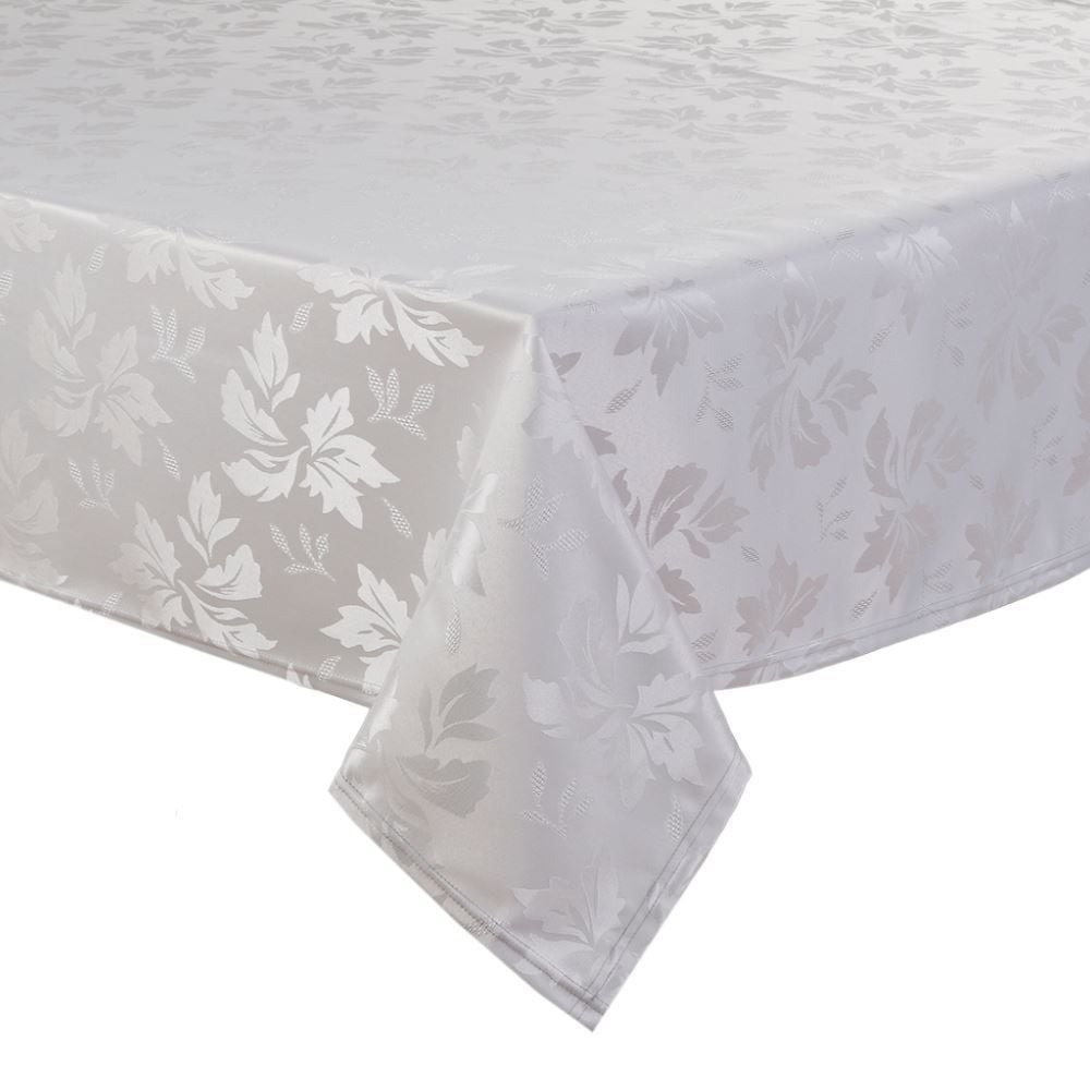 Toalha de Mesa 1,35 X 1,35 m Elegance Havan Casa - Folhas Cinza