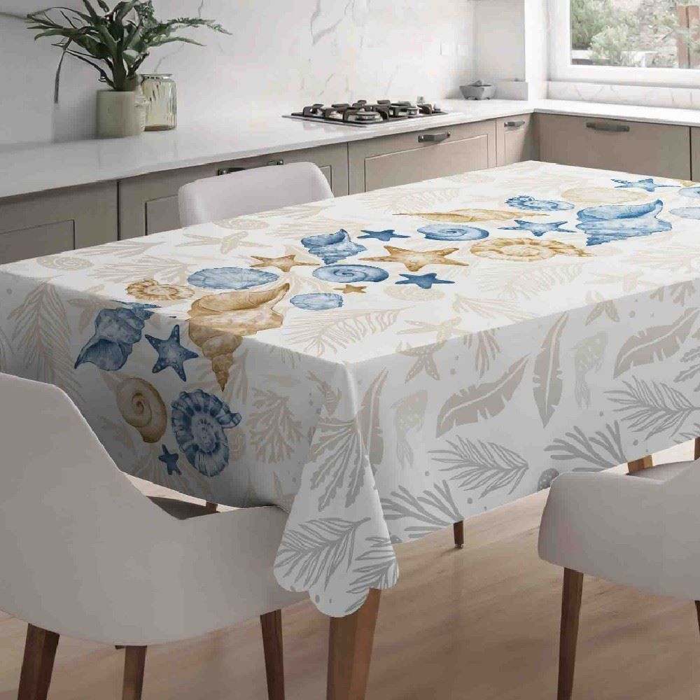 Toalha de Mesa 1,35X2,10 m Acqua Havan Casa - Brisas Do Mar