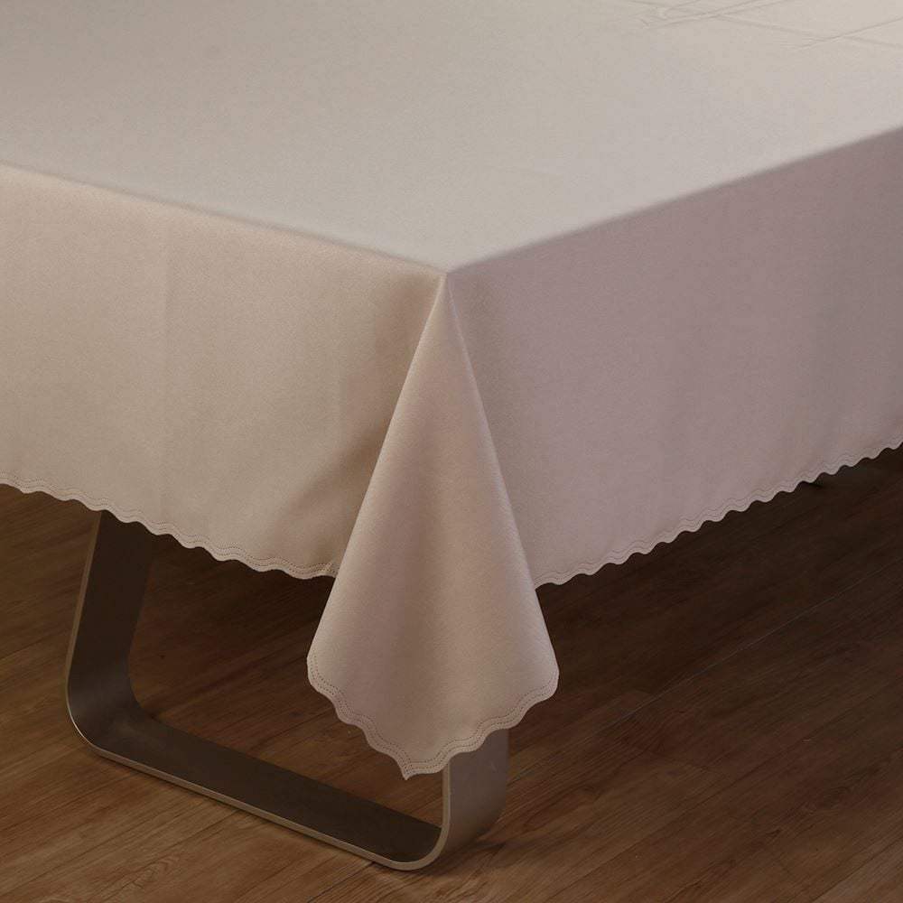 Toalha de Mesa 1,40 X 2,10 m Gourmet Salehtex - Bege