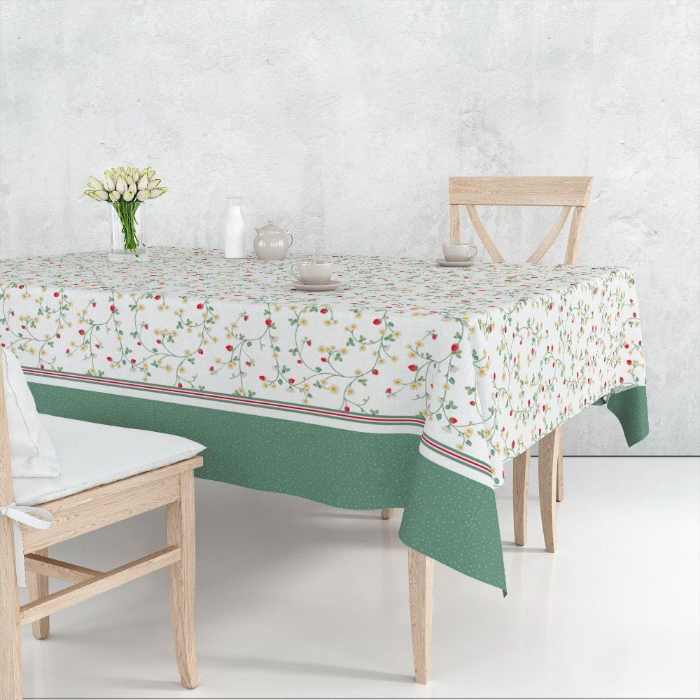 Toalha De Mesa 1,40 X 1,40 M Estampada Havan Casa - Morangos