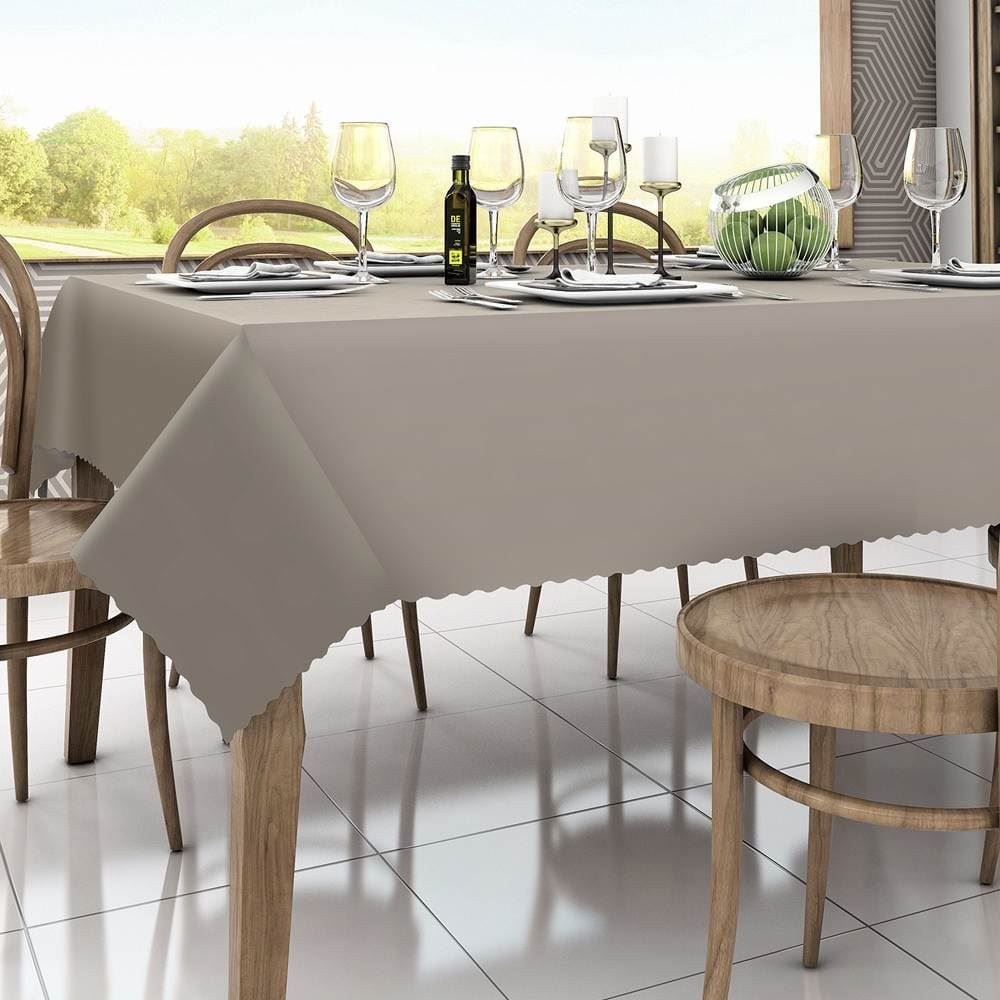 Toalha De Mesa 1,40X2,00 M Gourmet Salehtex - Bege