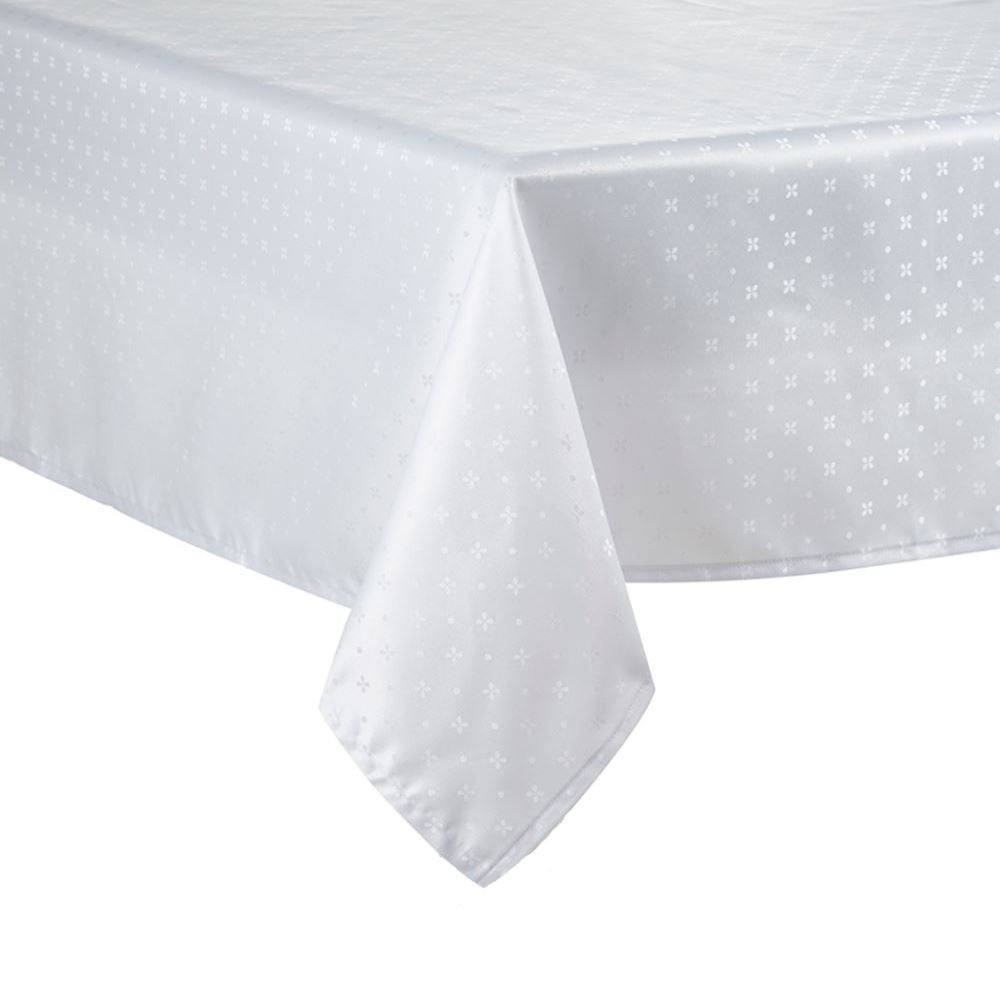 Toalha de Mesa 1,40X2,10 m Requinte Döhler - Branco TJ-5796