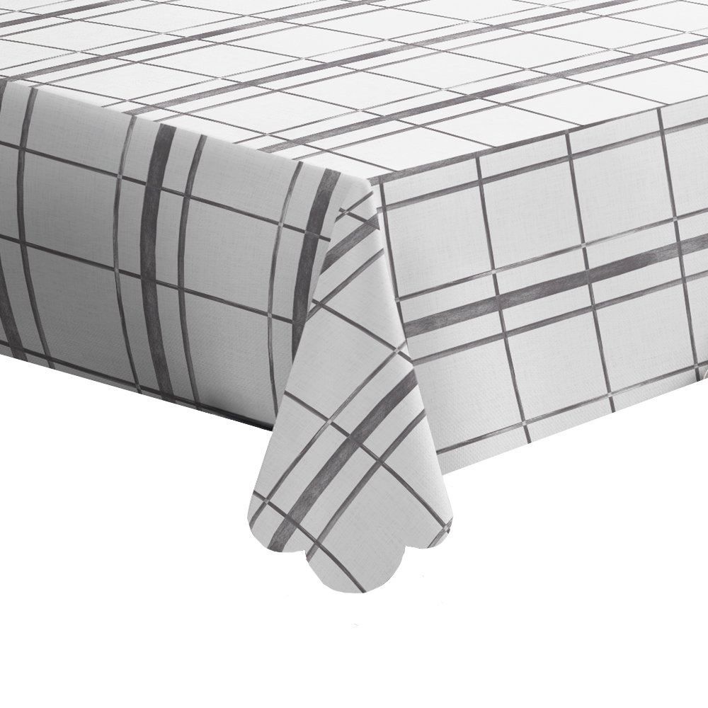  Toalha De Mesa 1,40 X 2,50 M Estampada Havan Casa - Linho Cinza Urbano