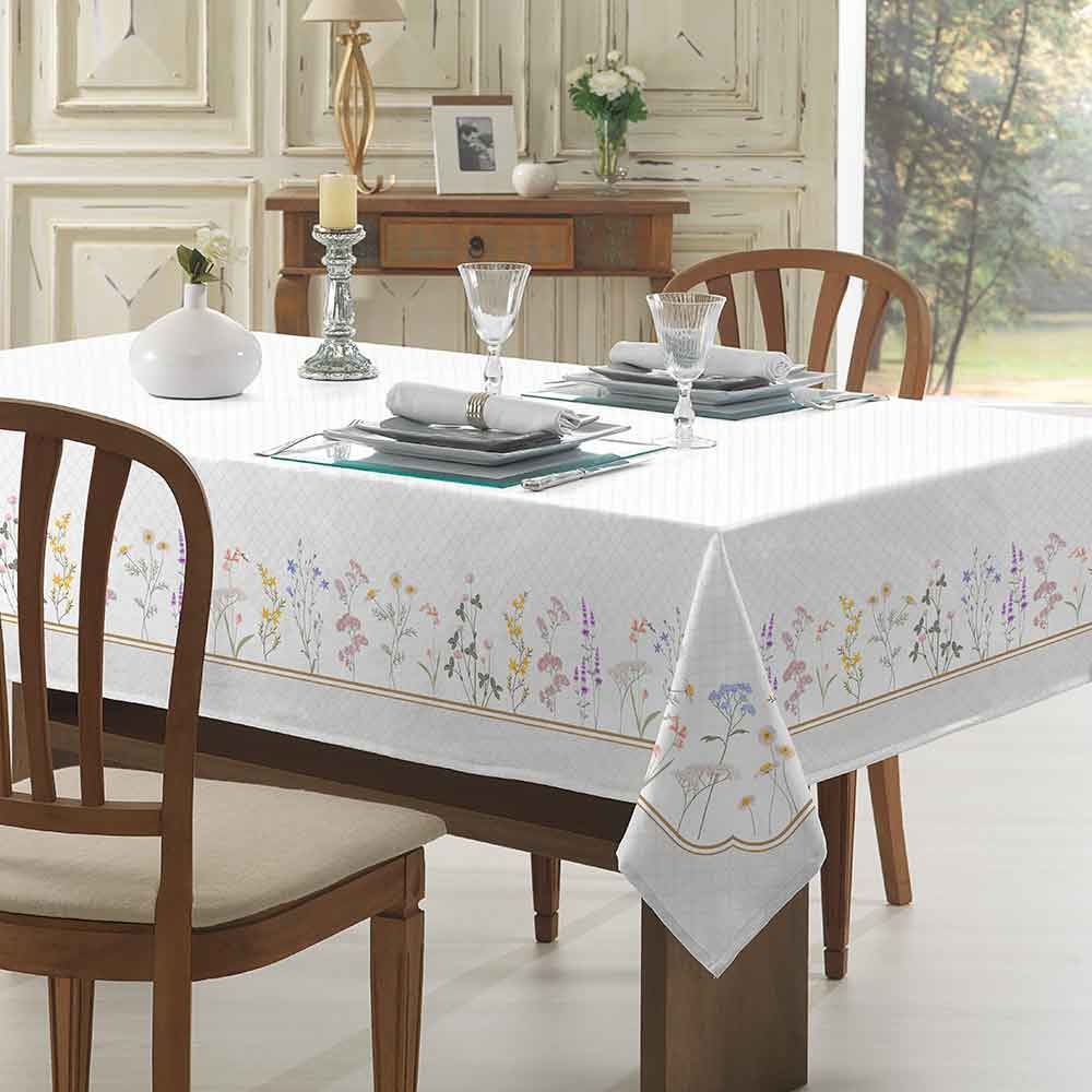 Toalha De Mesa 1,60 X 2,70 M Clean Döhler - Floral Boho