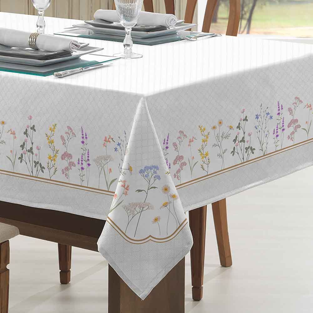 Toalha De Mesa 1,60 X 2,70 M Clean Döhler - Floral Boho