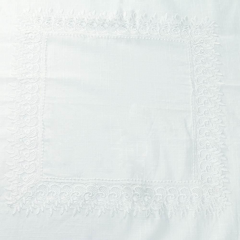 Toalha De Mesa 1,60X1,60 M Renda Guipir Finecasa - Veneza