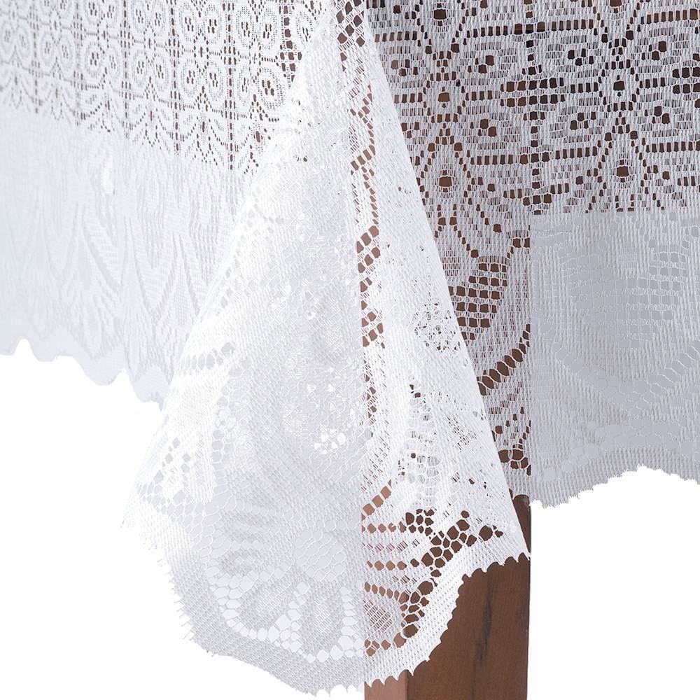 Toalha De Mesa Arabesco 1,60M X 1,60M Havan Casa - Branco