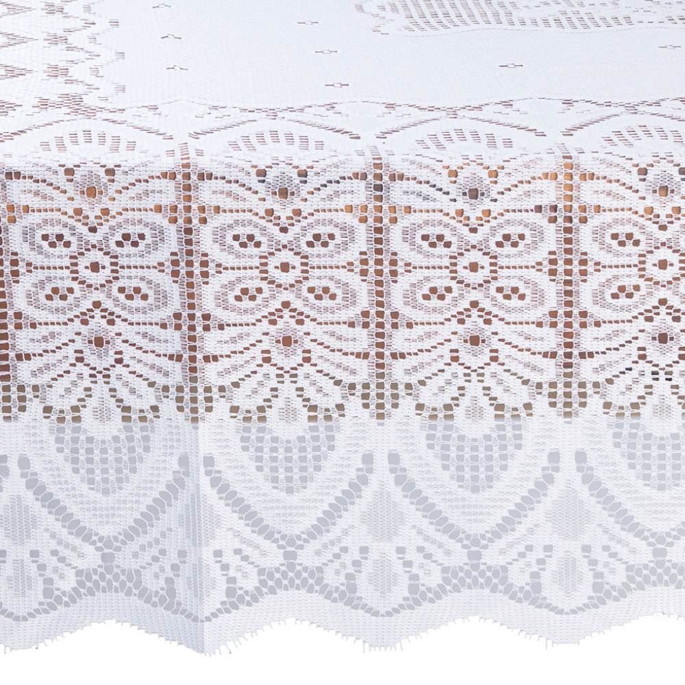 Toalha De Mesa Arabesco 1,60M X 1,60M Havan Casa - Branco