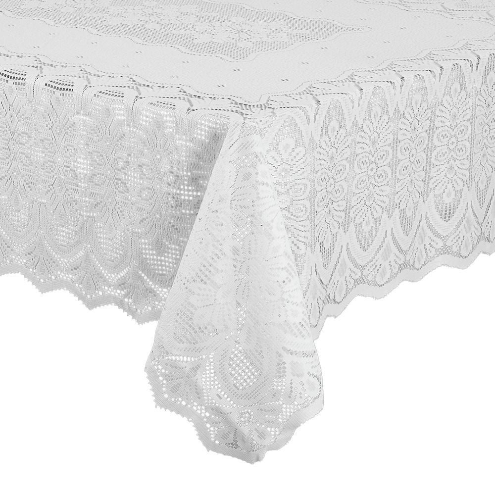 Toalha de Mesa Arabesco 1,60M X 1,60M Havan Casa - Branco