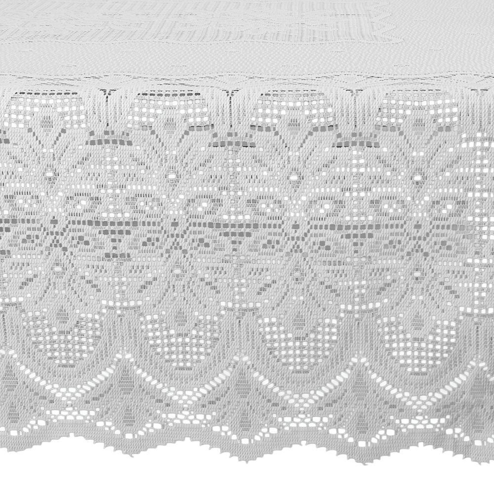 Toalha de Mesa Arabesco 1,60M X 1,60M Havan Casa - Branco