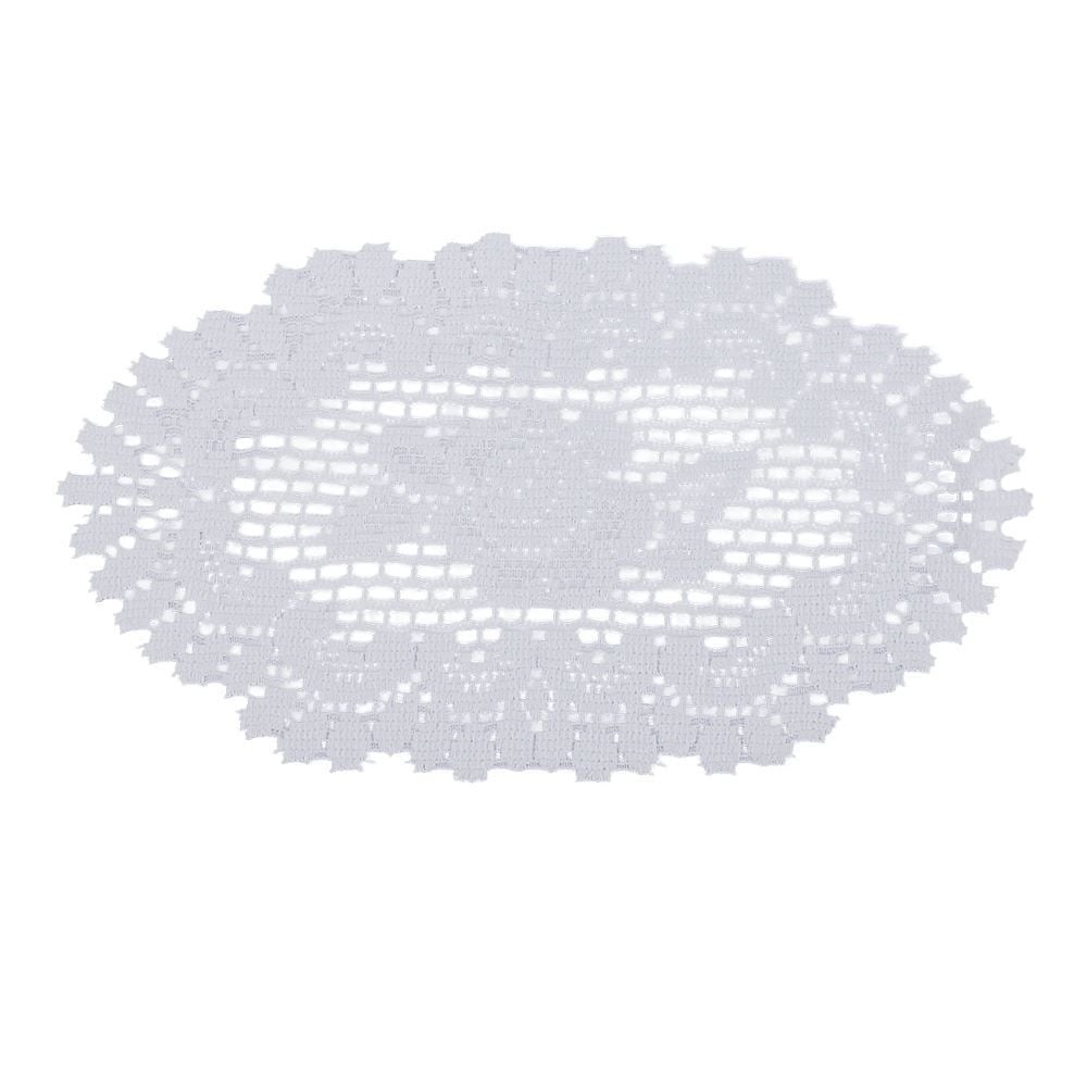 Toalha de Mesa Decorativa Gardênia Havan Casa - Branco