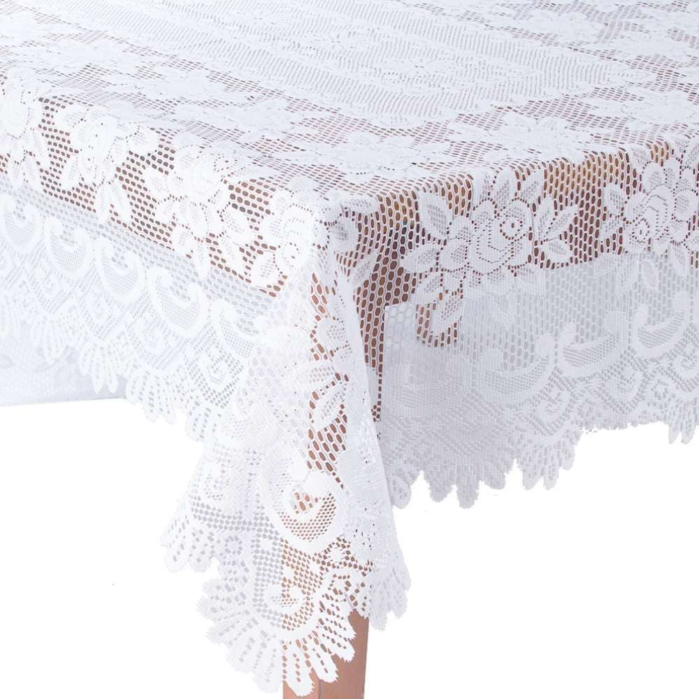 Toalha De Mesa Gardênia 1,50M X 2,70M Havan Casa - Branco