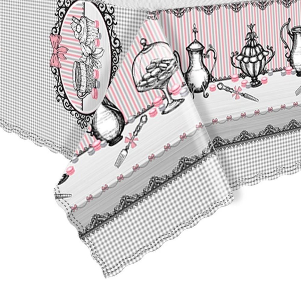 Toalha De Mesa Térmica 1,38X1,38 M Salehtex - Utensílios Rosa