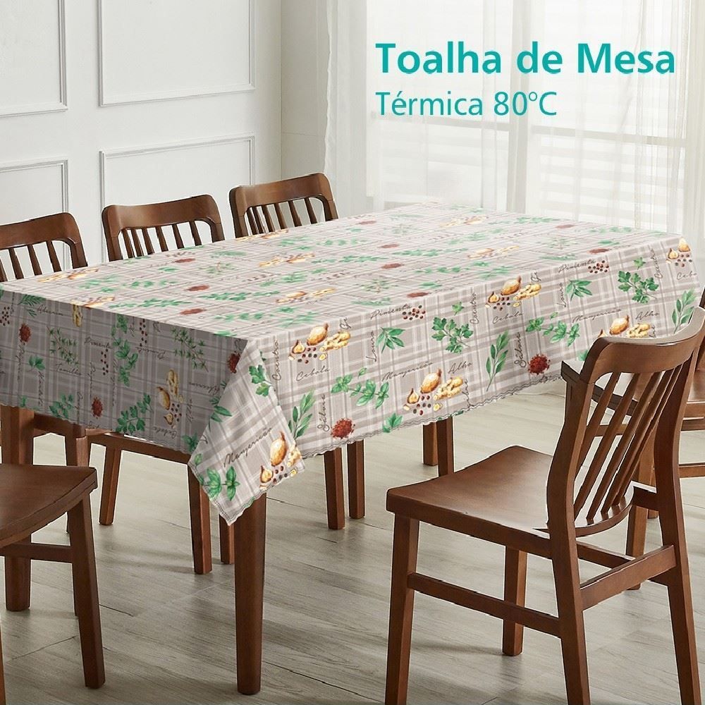 Toalha De Mesa Térmica 1,38X1,38 M Salehtex - Temperos