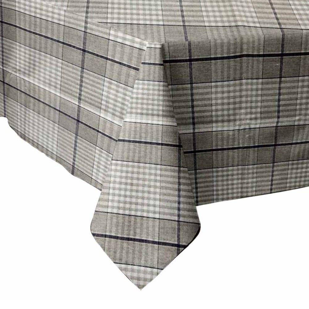 Toalha De Mesa Térmica 1,40X1,40 M Havan Casa - Xadrez Cinza