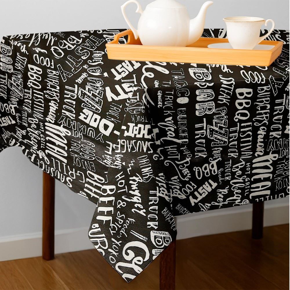 Toalha De Mesa Térmica 1,40X3,00 M Havan Casa - Palavras