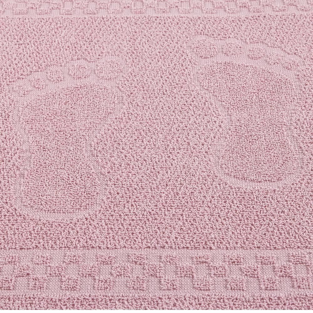 Toalha De Piso Algodão 45X68cm Havan - Rosa Fita Malu