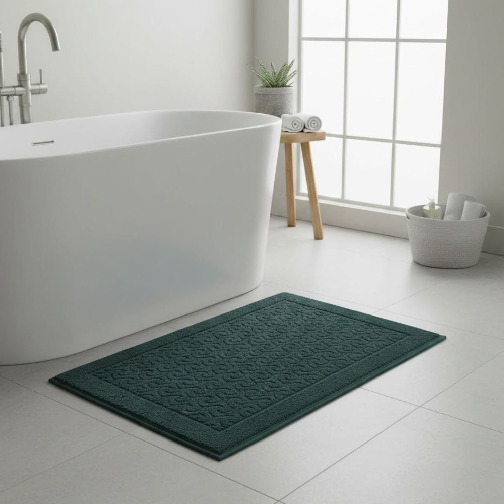 Toalha de Piso para Banheiro 45X68 cm Spazio Havan - Verde Amazônia