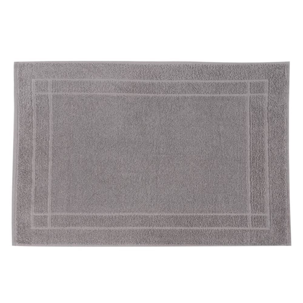 Toalha para Banheiro Antiderrapante 50X75 cm Sofisticata Havan Casa - Cinza Nara