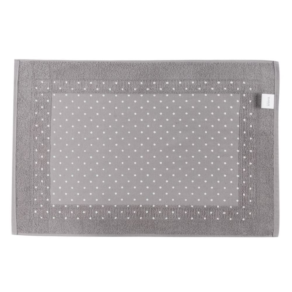 Toalha para Banheiro Antiderrapante 50X75 cm Sofisticata Havan Casa - Cinza Nara