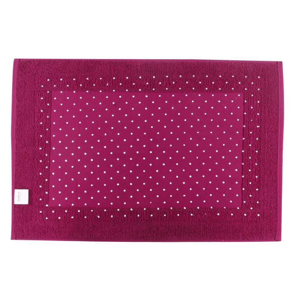 Toalha para Banheiro Antiderrapante 50X75 cm Sofisticata Havan Casa - Rosa Intenso