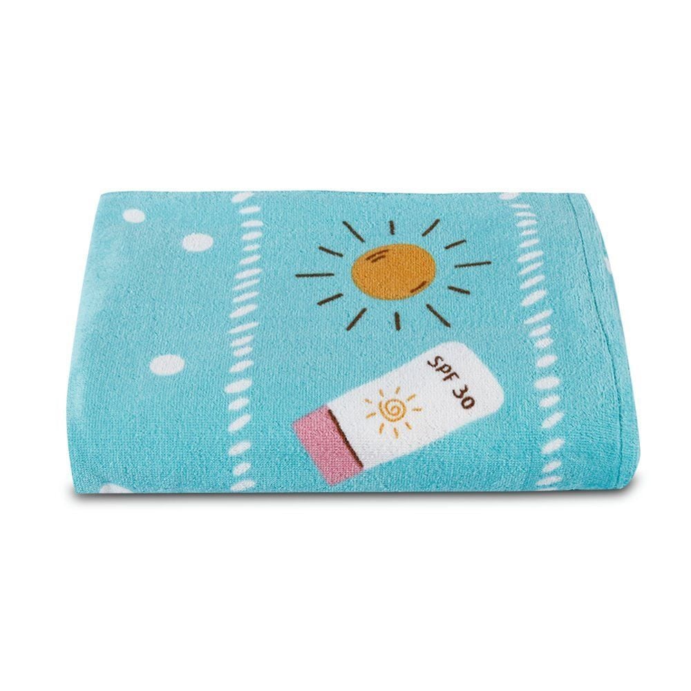 Toalha de Praia Aveludada 100% Algodão Döhler - Capivara