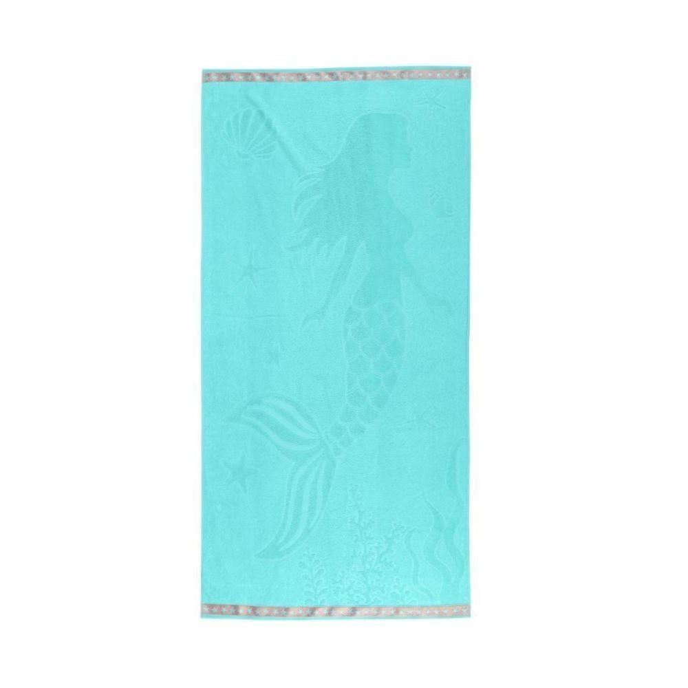 Toalha De Praia Aveludada Havan Casa - Sereia Turquesa