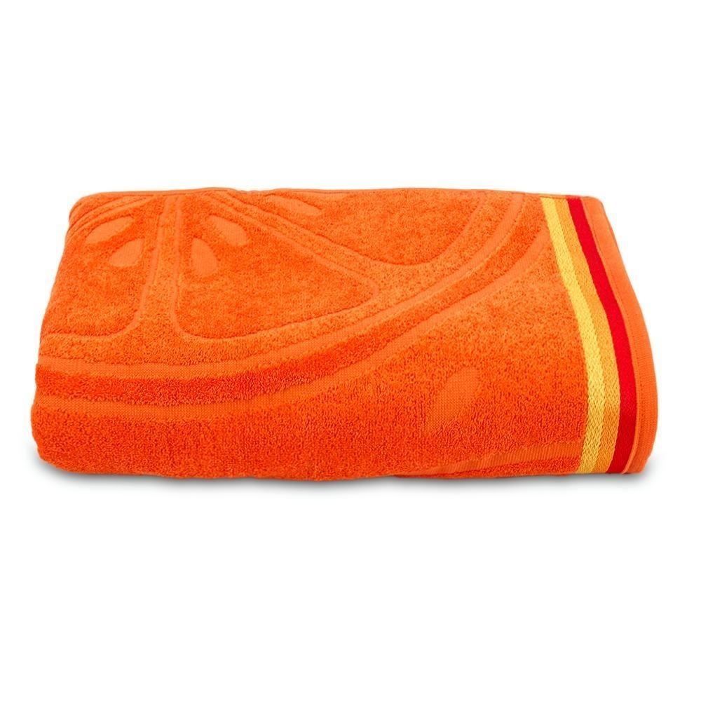 Toalha de Praia Ipanema Havan Casa - Citrus Laranja Iluminado