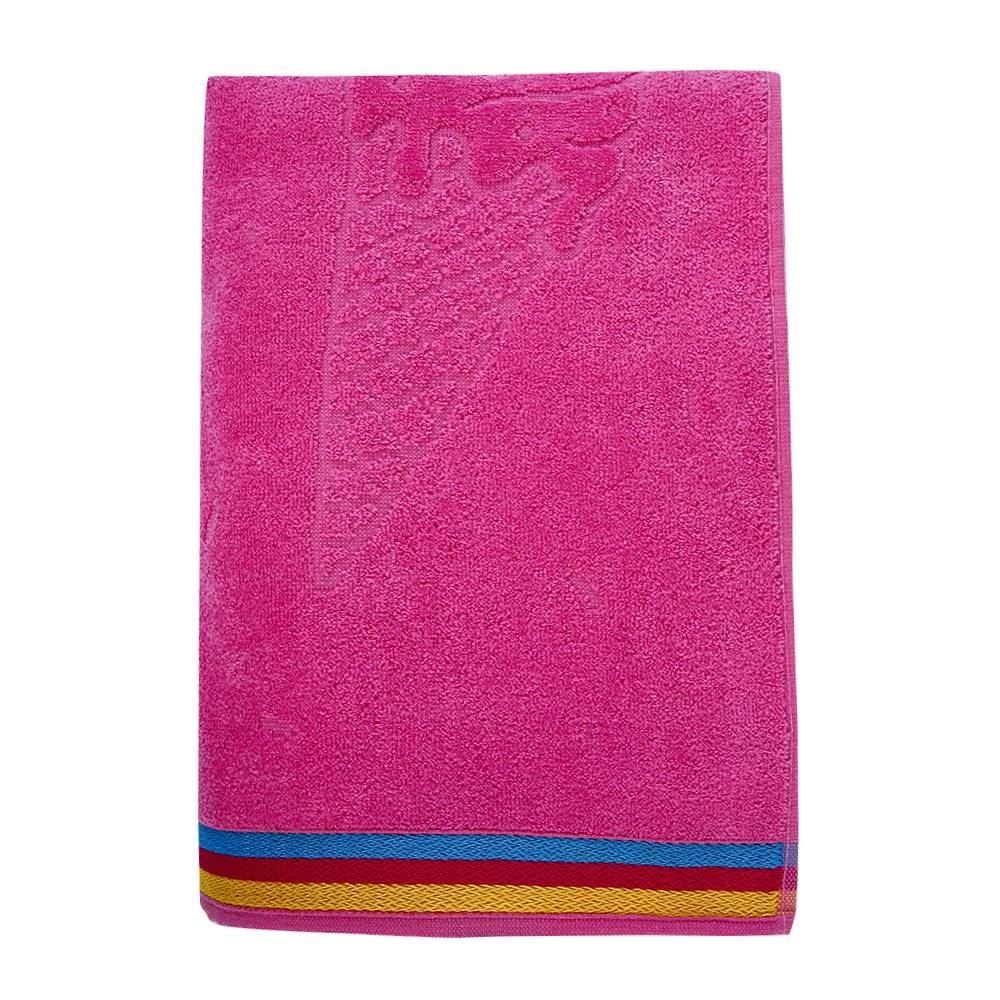 Toalha de Praia Aveludada Havan Casa - Sorvete Rosa Neon