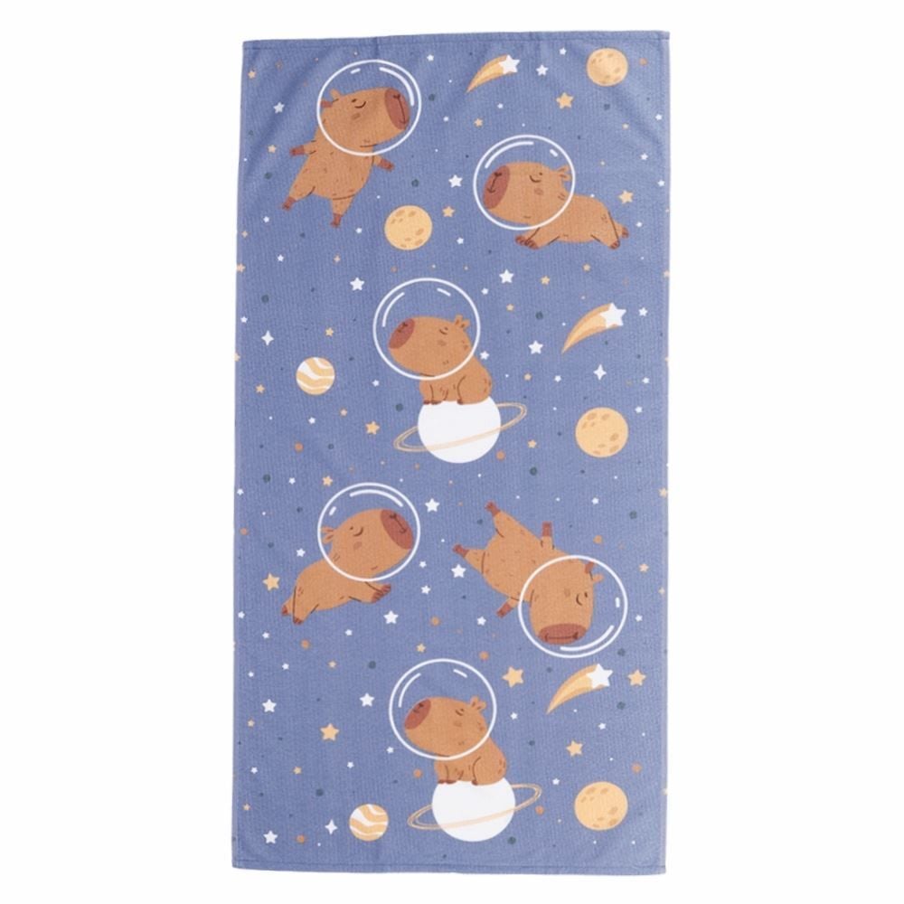 Toalha de Praia Infantil Lepper - Capivara Azul