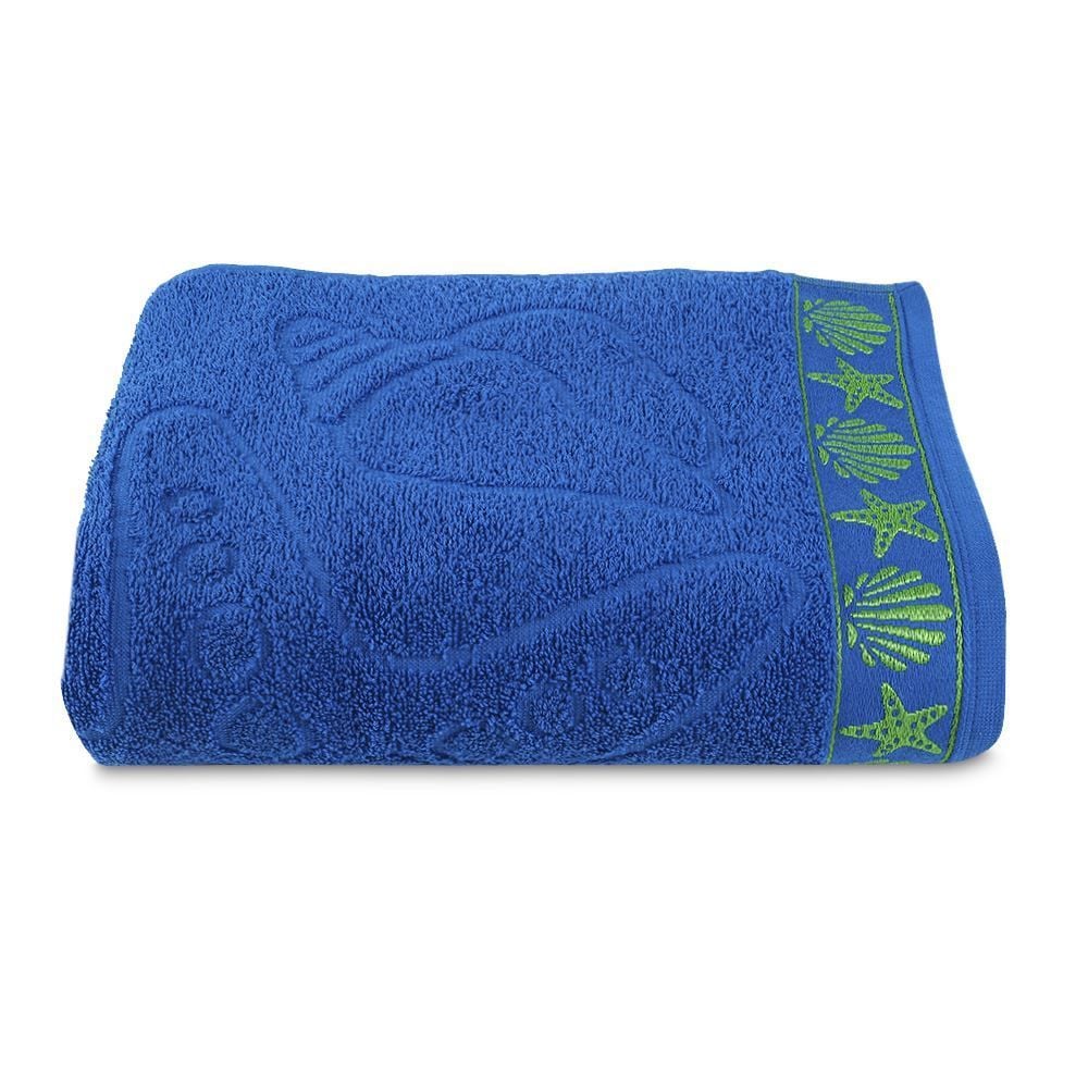 Toalha de Praia Ipanema 100% Algodão Havan Casa - Azul Estrela