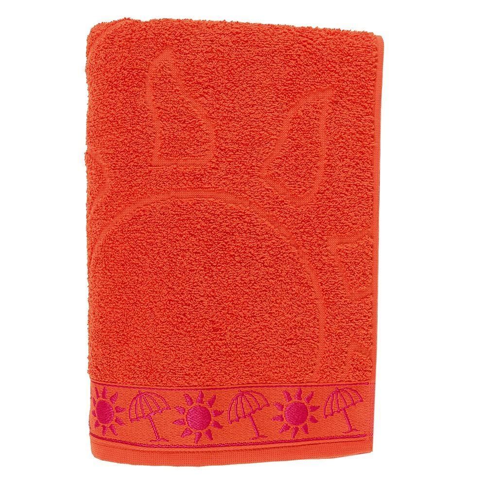 Toalha de Praia Ipanema 100% Algodão Havan Casa - Laranja