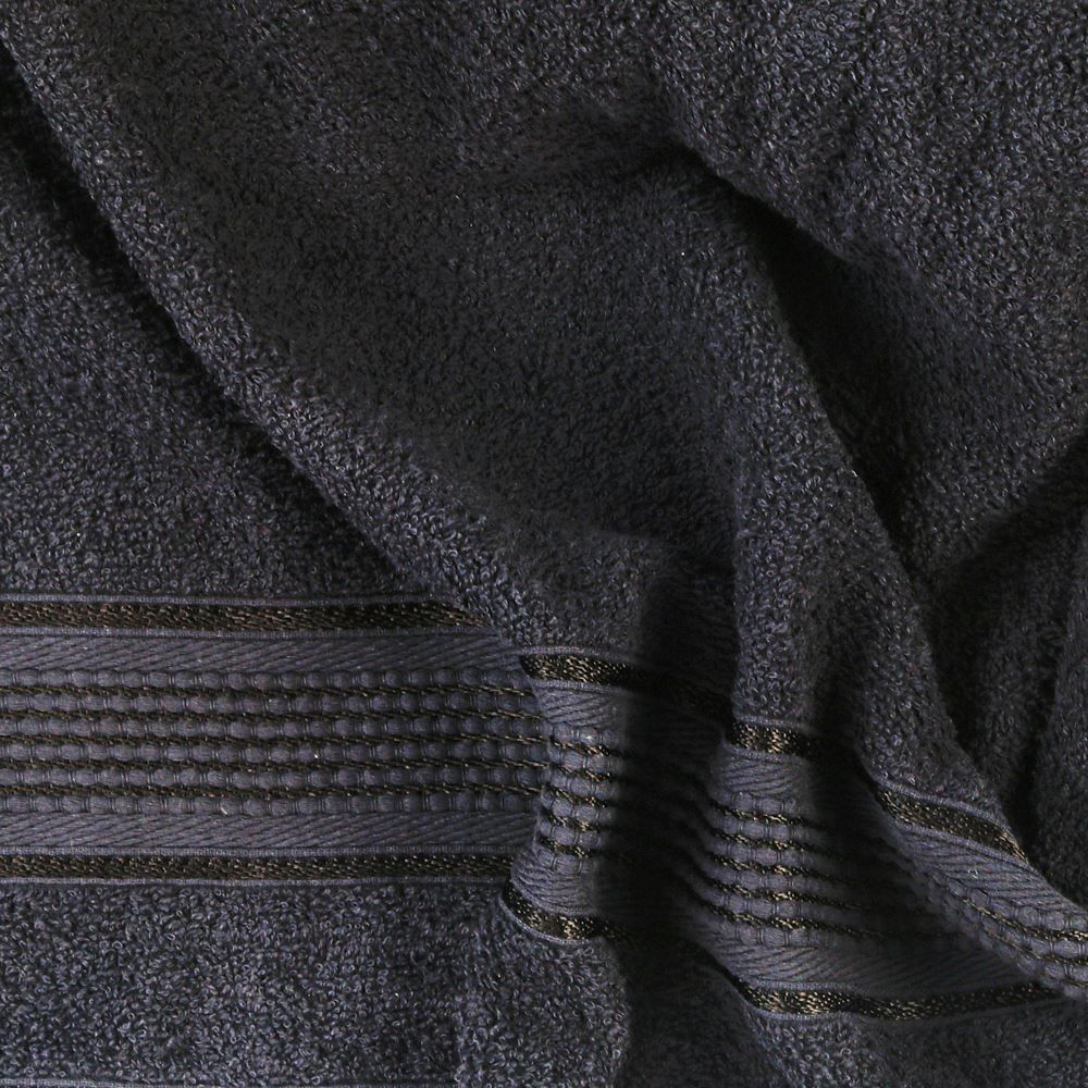 Toalha De Rosto 85% Algodão Cannes Havan Casa - Preto 